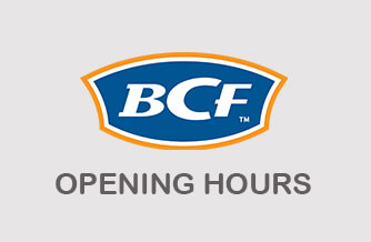 bcf opening hours