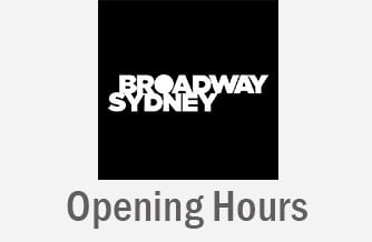 Broadway hours