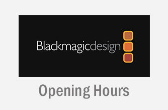 Blackmagic Design hours